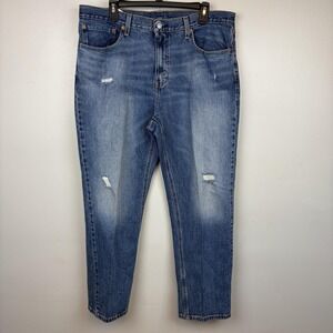 Levis 541 Jeans Mens 35x30 Blue Athletic Taper Stretch Denim Medium‎ Wash Casual